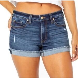 Celebrity Pink Dark Blue Jean Shorts